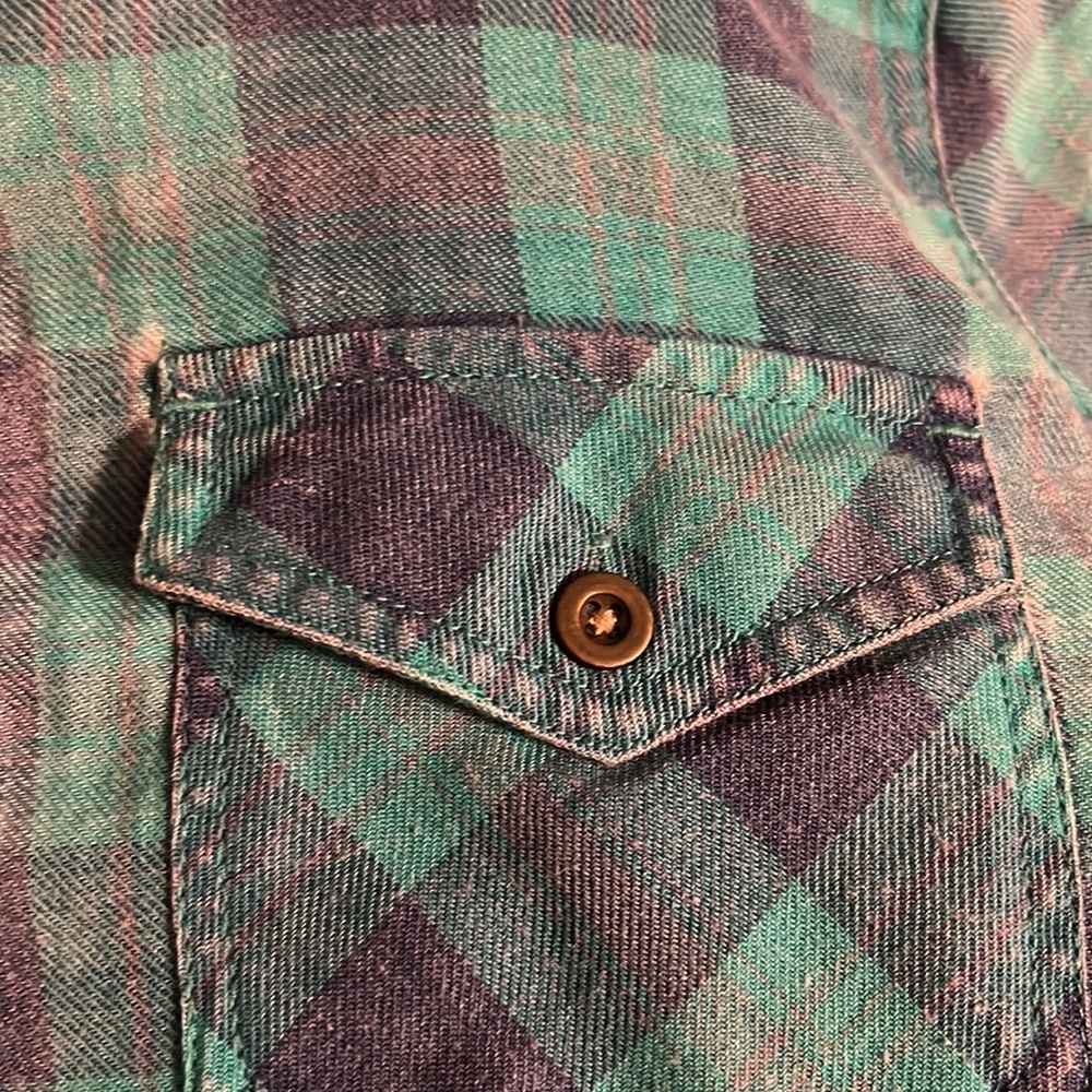 Nollie plaid button down, size S - Picture 6 of 6
